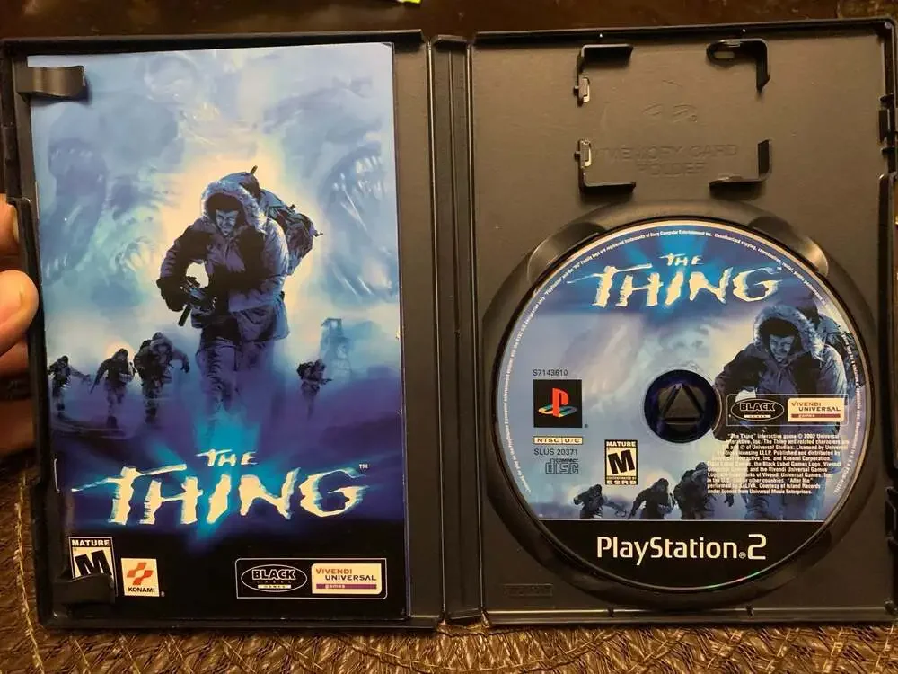 The Thing PlayStation 2 Video Game Complete with Manual